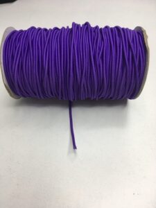 резинка шляпная, 3 мм, цв. фиолет