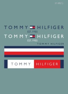 термотрансфер Полоски лого Tommy Hilfiger