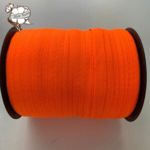тесьма киперная 10 мм пэ, цв. оранжевый неон