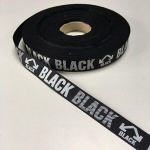Тесьма 20 мм BLACK на черном