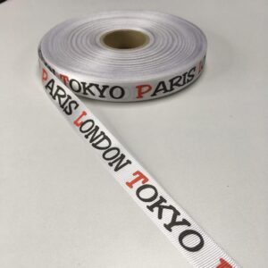 Тесьма 20 мм  Париж-Токио-Лондон