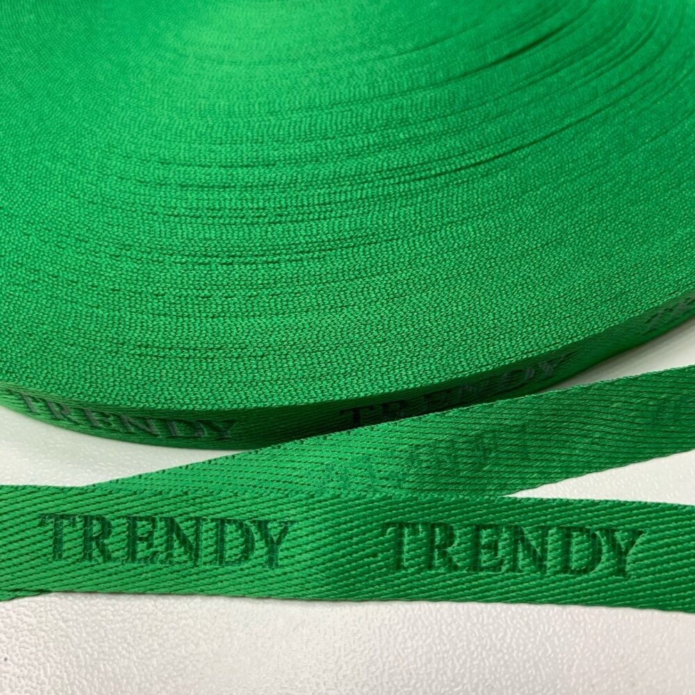 тесьма сутаж тиснение TRENDY 1 см, цв. зеленый