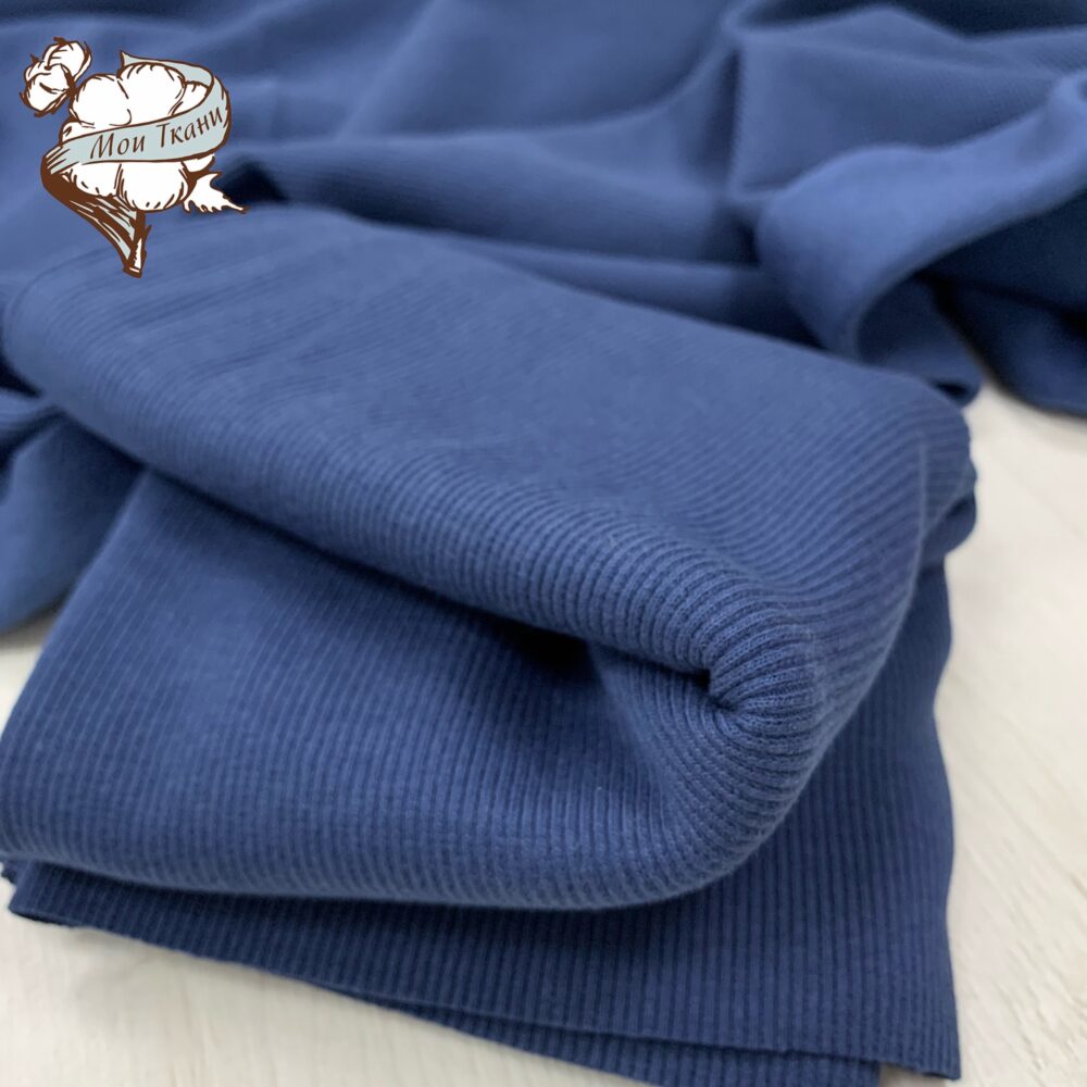Кашкорсе (420-430 гр/м2) цв. индиго к пике начес