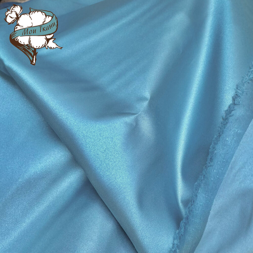 ткань курточная Таслан PU MILKY, цв. лазурный берег