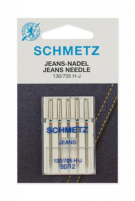 иглы для БШМ Schmetz, для джинсы, 80/12