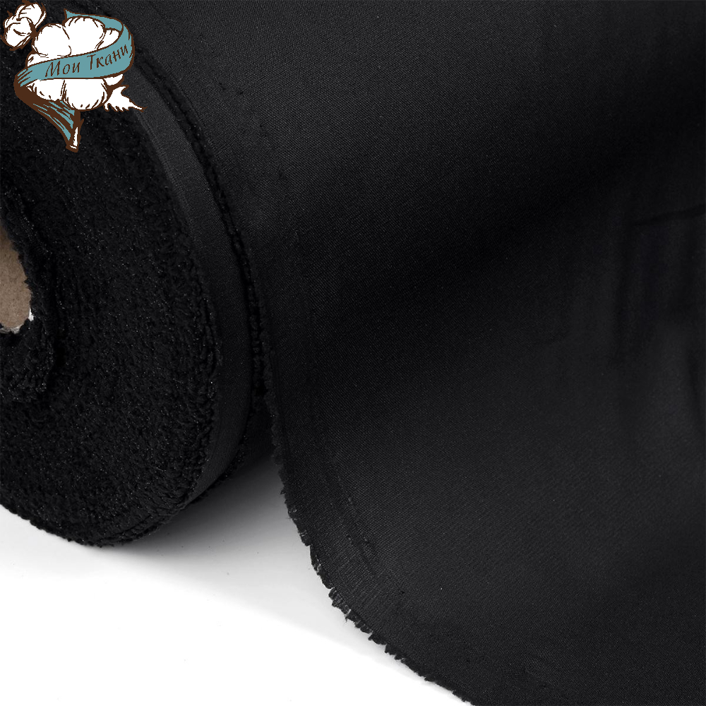 Дублерин IdealTex трикотажный 50г/м², 150 см, цв. черный