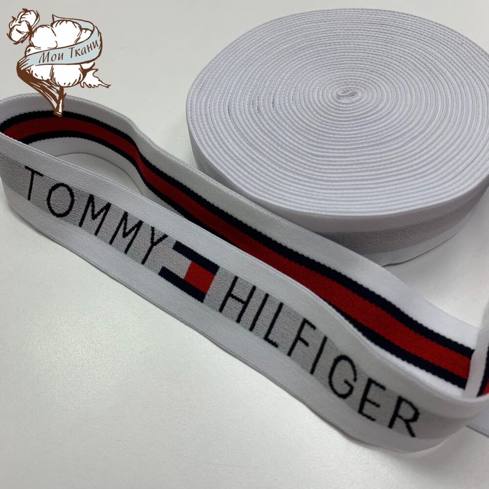 резинка 40 мм, TOMMY HILFIGER, цв. белый