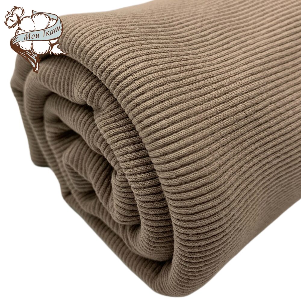 кашкорсе с лайкрой, 290 г/м2, цв. мокко (8361)